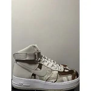 Nike Air Force 1 High 07 LV8 3 x Realtree White Camo 2019 Size 9.5 AO2410-100 Nike Realtree x Air Force 1 High White Camo for Sale  main image 2